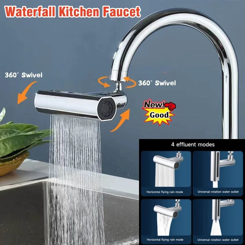 Multifunktionel Vandfald Moderne Køkken Mat Faucet