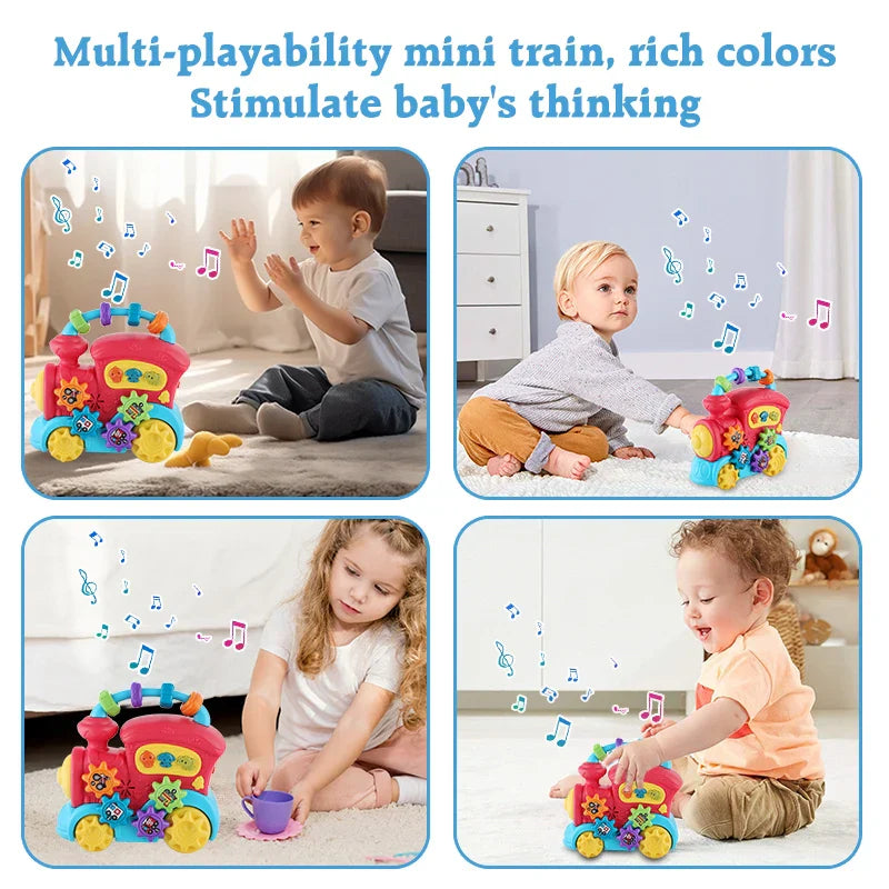 Montessori musikleksaker | Stimulerande tåg för barn