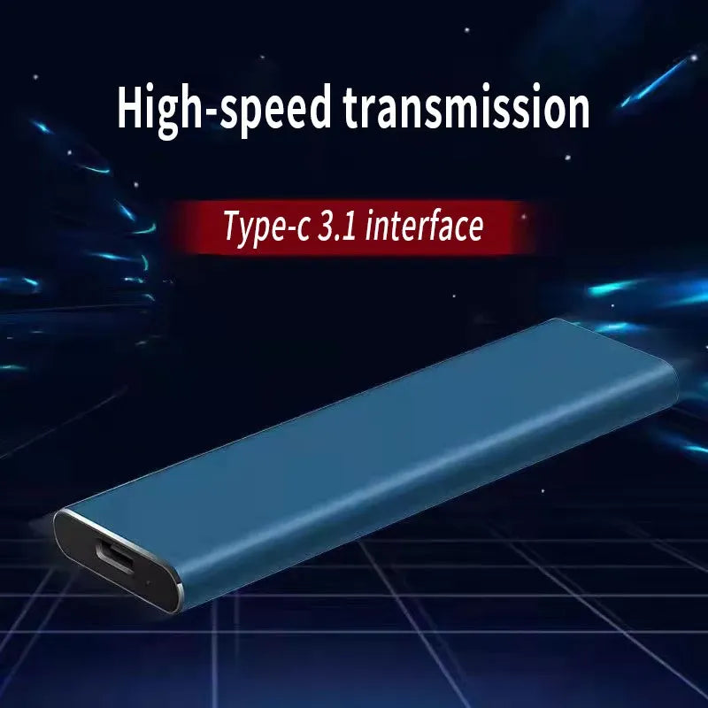 Bærbar Ekstern SSD - Lynhurtig USB 3.1 Type-C, 4TB