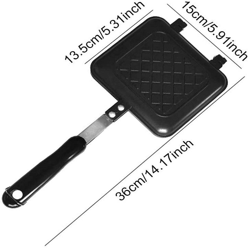 Dubbelsidig Non-Stick Smörgåsjärn