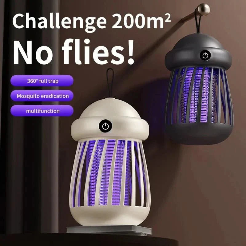 Myggfälla med UV-lampa och 3000V elchock