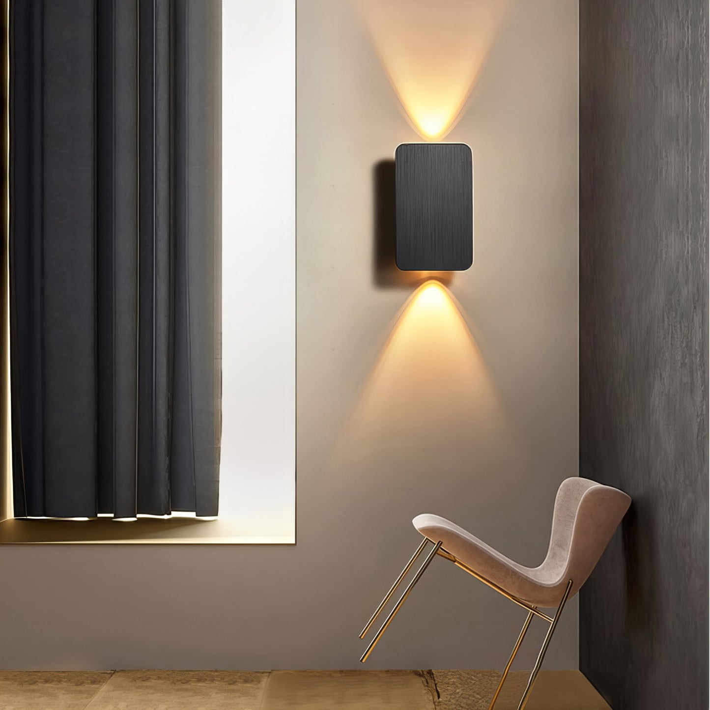 Moderne Væglampe i Metal – Elegant LED Belysning