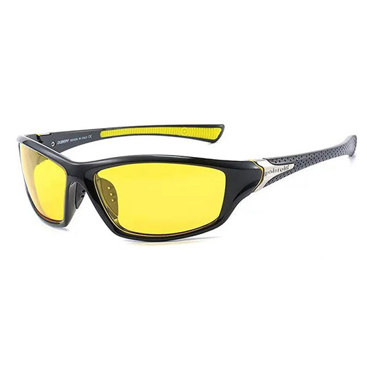 Moderna unisex solglasögon med UV400-skydd och polarisering
