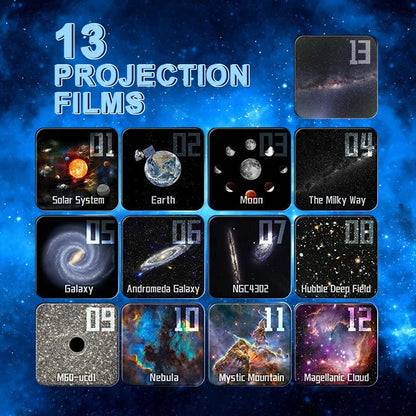 Stjärnsimulator och nattlampa – Celestial Dreamer 13 i 1