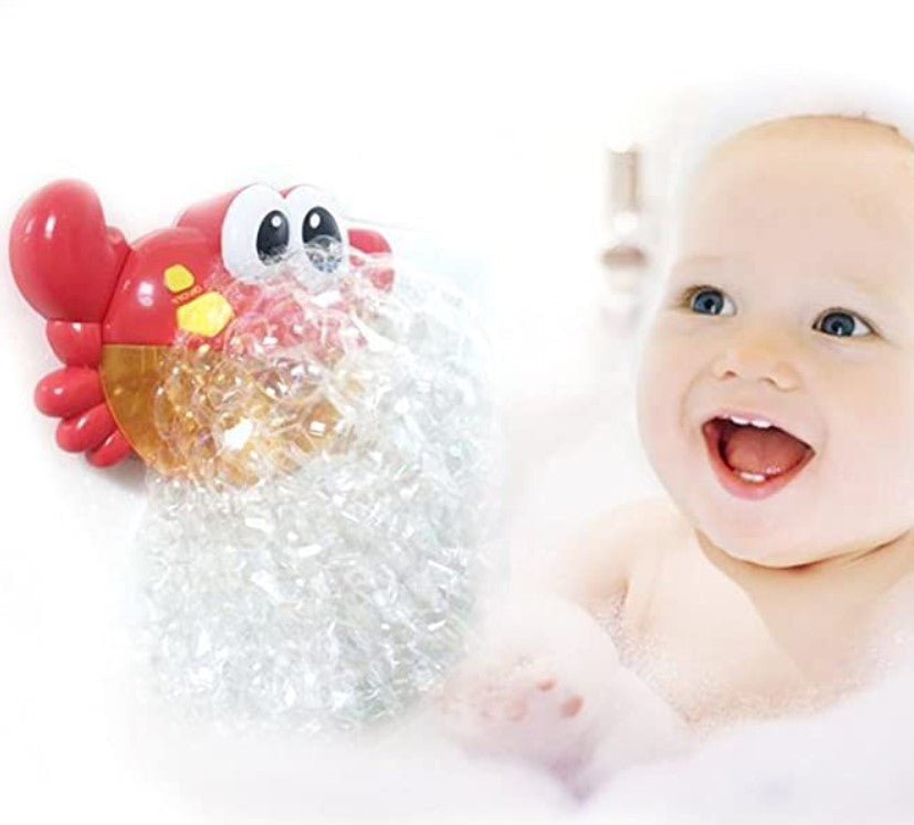 Färgrik Krabbbadleksak - Skapa Bubblor och Glädje i Badet