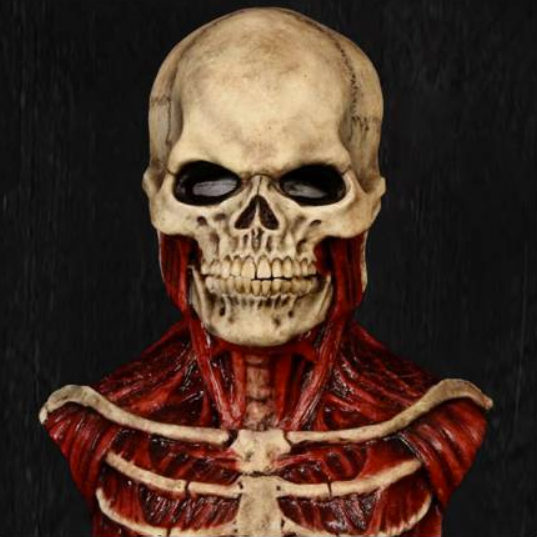 Skræmmende Dødningehoved Maske | Klar til en tidlig Halloween