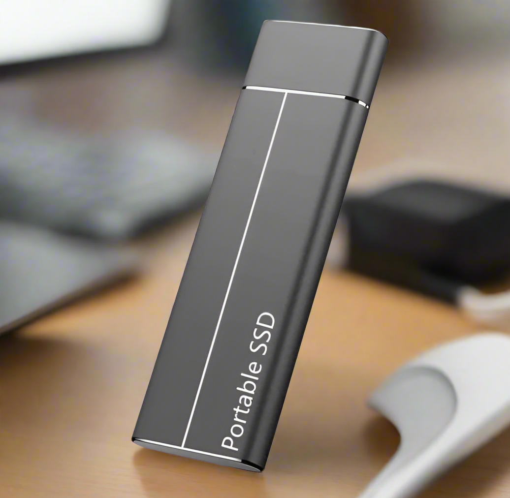 Bärbar SSD med 5TB lagringsutrymme – Extern hårddisk med snabb överföring