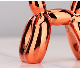 Ballonhund Skulptur i Harz - Unik Pop-Art Dekoration