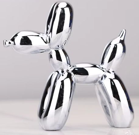 Ballonhund Skulptur i Harz - Unik Pop-Art Dekoration