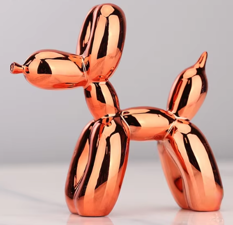 Ballonhund Skulptur i Harz - Unik Pop-Art Dekoration