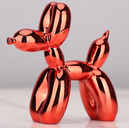 Ballonhund Skulptur i Harz - Unik Pop-Art Dekoration