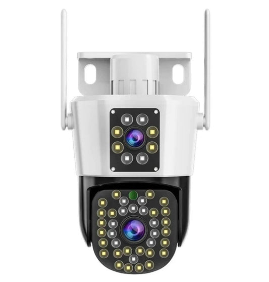 Sæt med 2 Sikkerhedskameraer med Dobbelt Linse – SecureView Duo 2-Pack