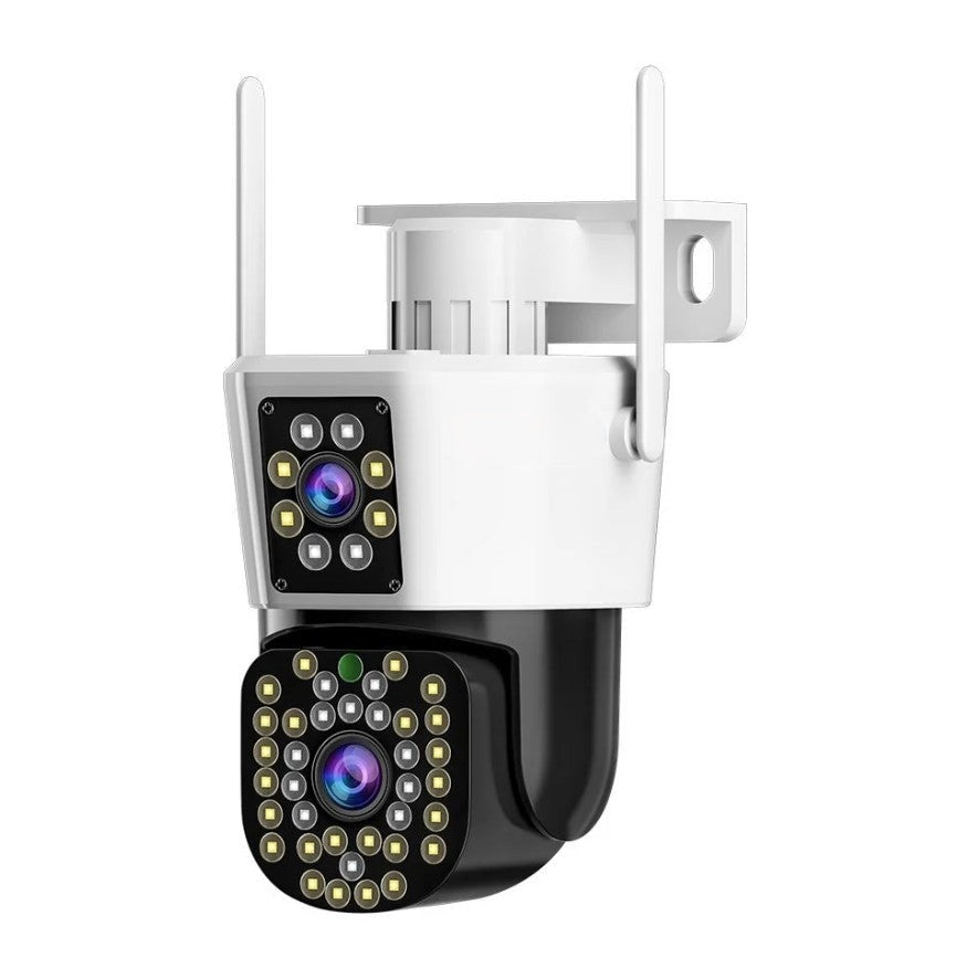 Set med 2 säkerhetskameror med dubbla linser – SecureView Duo 2-pack