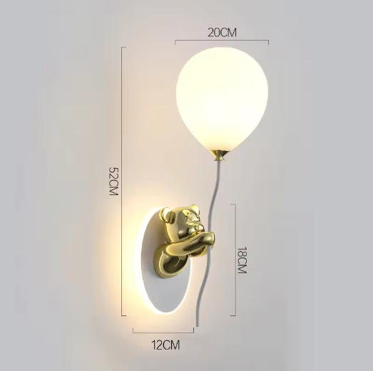 Unik Ballon Væglampe – Skab Hygge i Dit Hjem