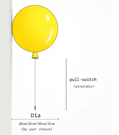 Färgstark Ballong Vägglampa – Skapa Lekfull Stämning med LED