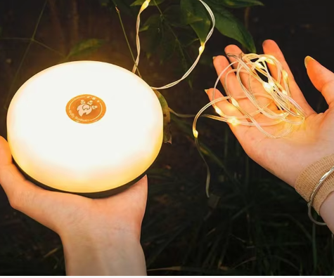 Bärbar LED-campinglampa - Långvarig och robust ljuskälla