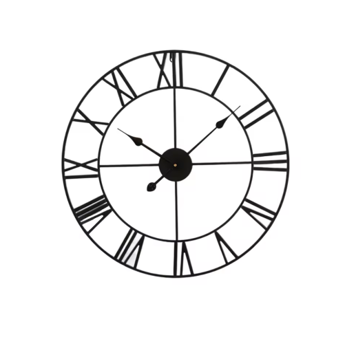 Retro Vægur i Vintage Design – Støjfri og Tidløs Elegance