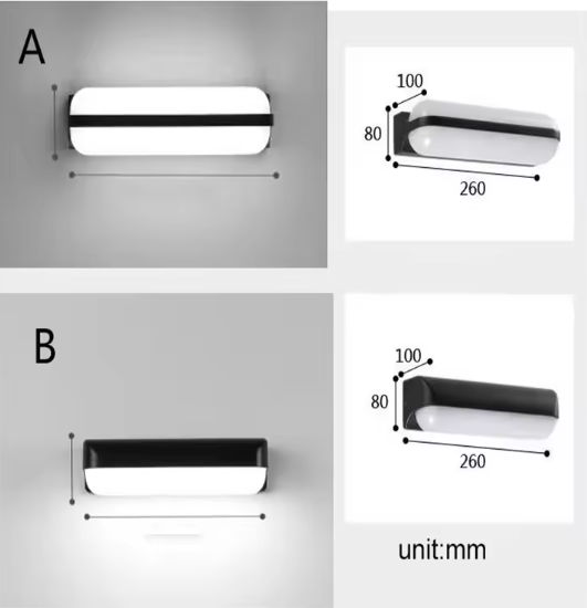 Elegant LED-vägglampa – Energieffektiv och stilren belysning