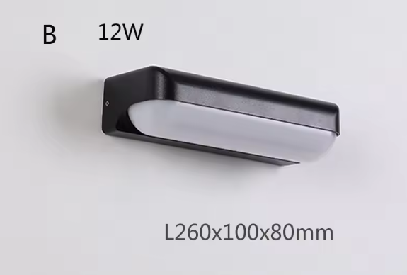 Elegant LED-vägglampa – Energieffektiv och stilren belysning