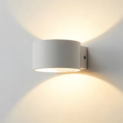 Rund LED-væglampe – Stilfuldt design og stemningsfuldt lys