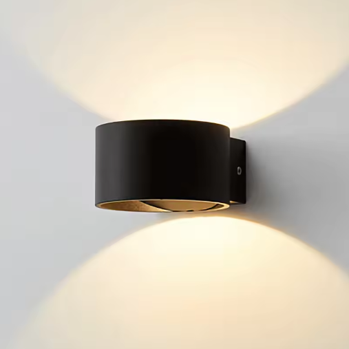 Rund LED-væglampe – Stilfuldt design og stemningsfuldt lys