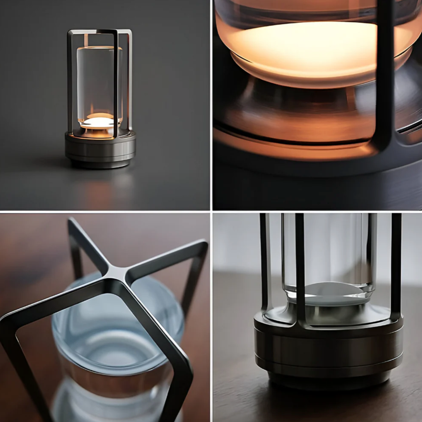 Trådløs Bordlampe med Dæmpbar LED og Elegant Design