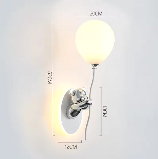 Unik Ballon Væglampe – Skab Hygge i Dit Hjem