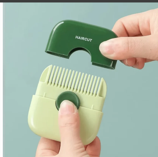 Børnesikker Rejsekam med Skjult Trimmer – Nem Hårpleje