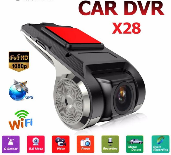 Biljettkamera med WiFi Full HD 1080p och G-sensor