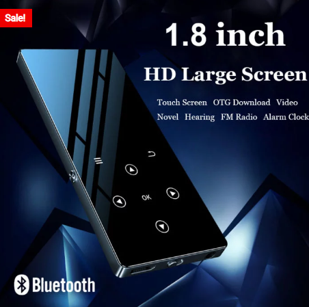 Trådløs MP3-afspiller med HiFi-lyd og lang batteritid