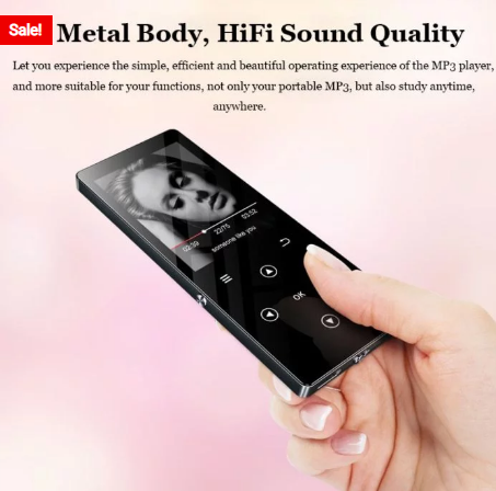 Trådløs MP3-afspiller med HiFi-lyd og lang batteritid