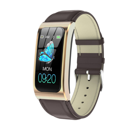 Vandtæt dame smartwatch med pulsmåler og fitness tracker funktioner