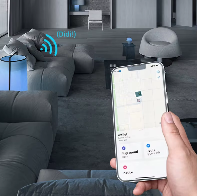 Air tracking kort til pung | Ultratynd 2.1 mm tracker