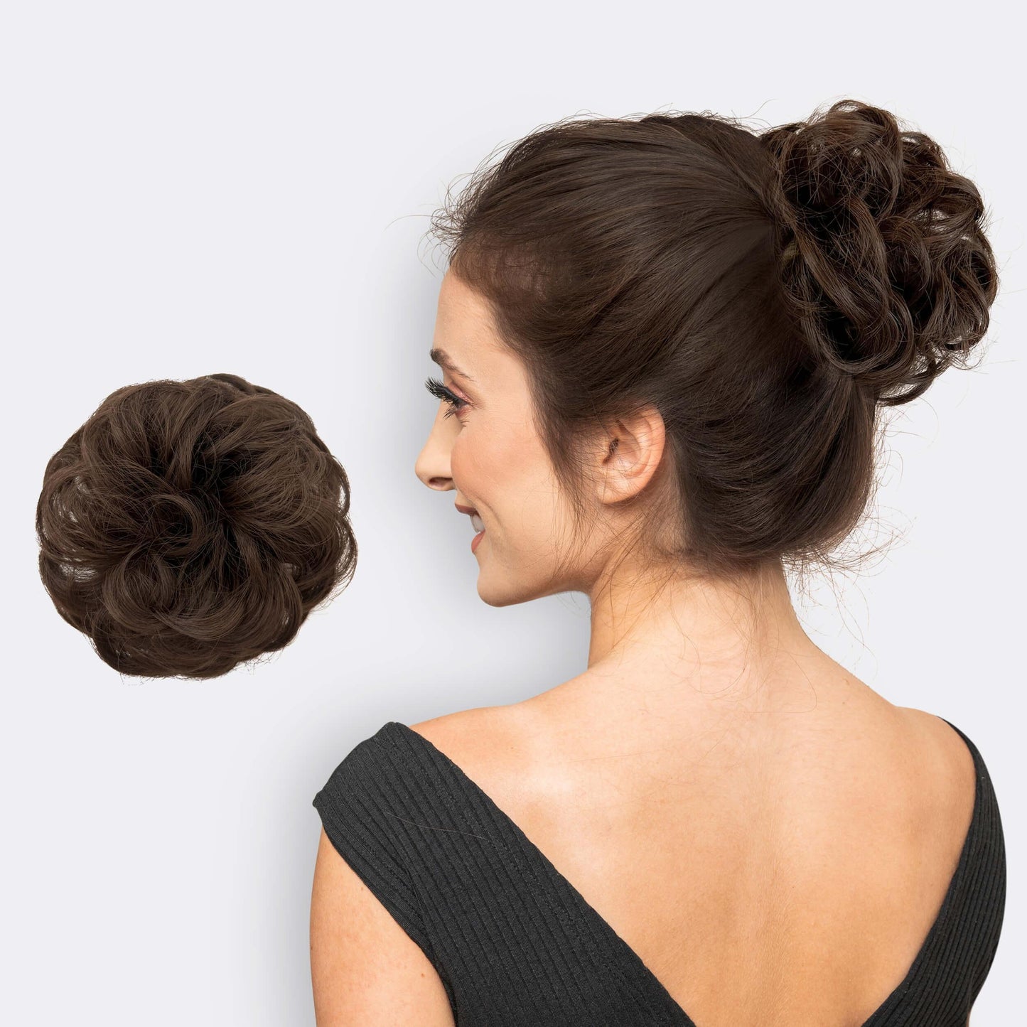 Hårforlængelse Scrunchie – BunHår