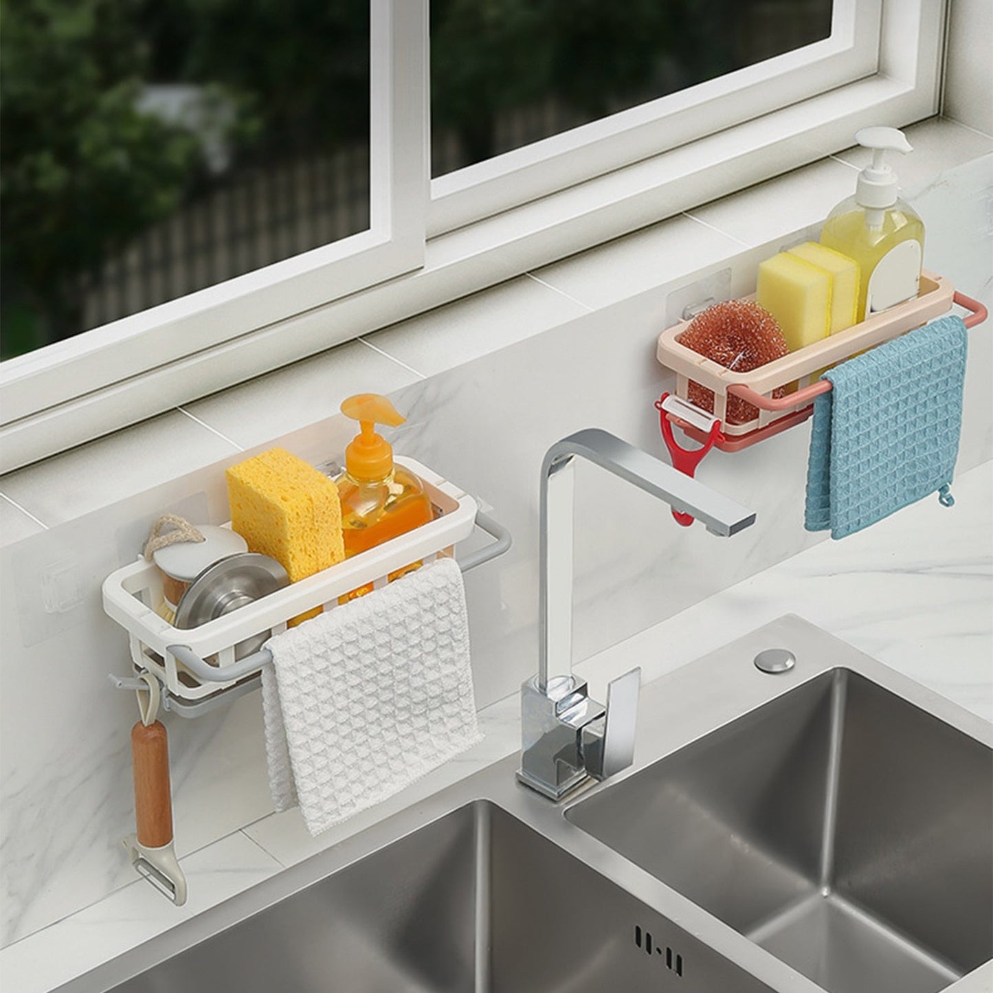 Handy Multifunktionel Vask Organizer Opbevaringshylde