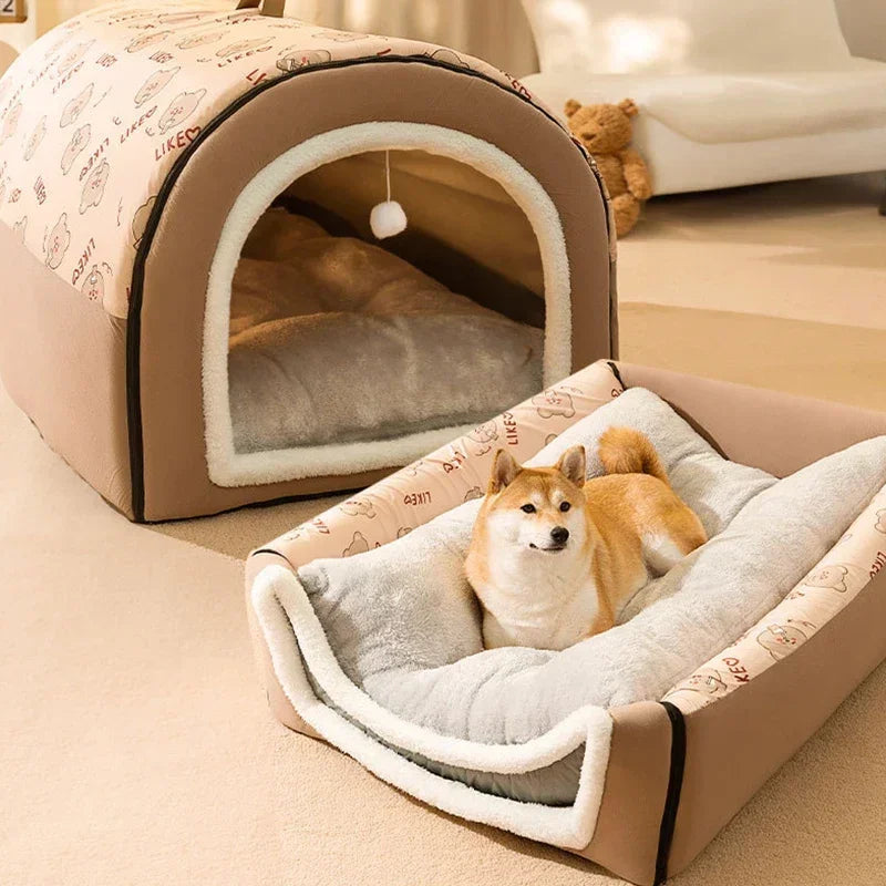 Varm Vinter Hyggelig Vaskbar Hundehus
