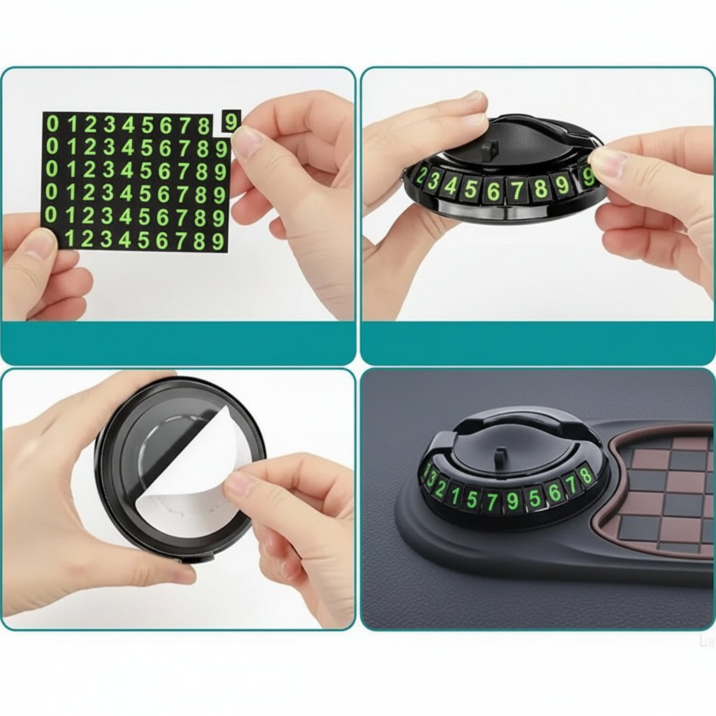 Universal Anti-Slip Dashboard Mat med 360° Telefonholder
