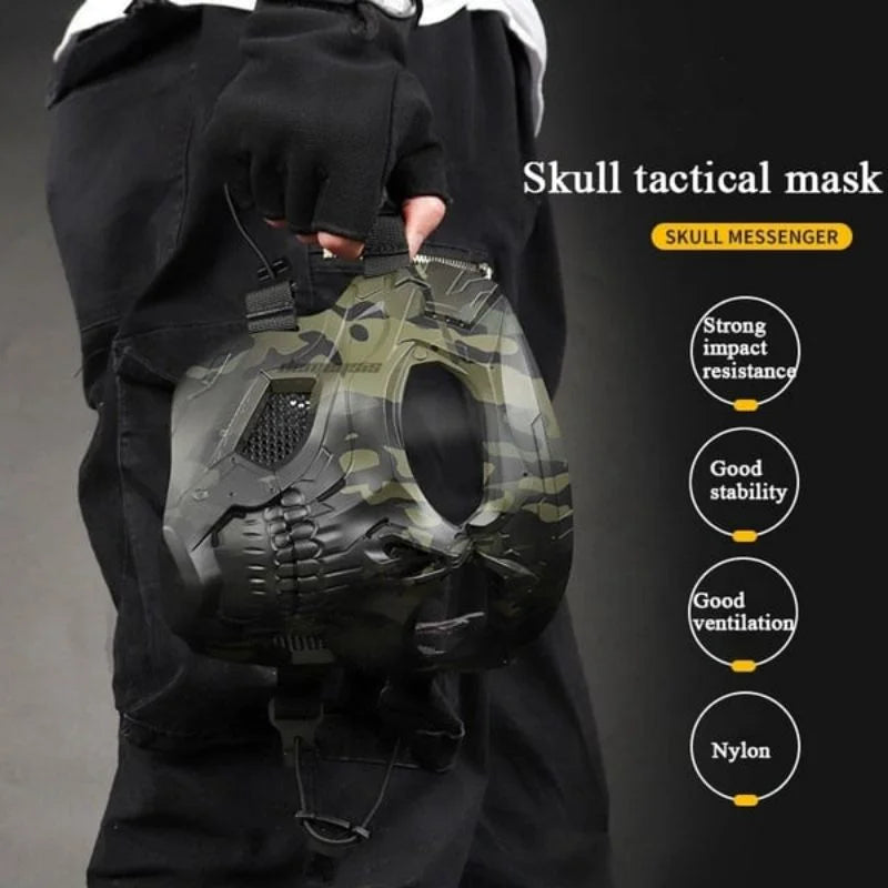 Skull Horror Off-Road Motorcykelmask