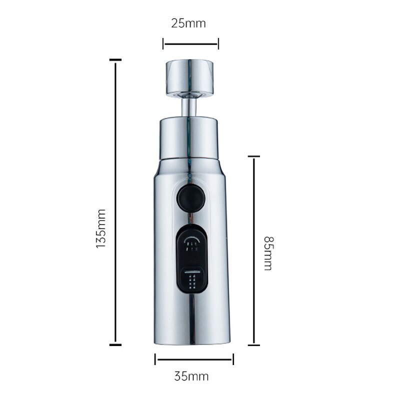 3-Mode Anti-Splash Vandhane Adapter