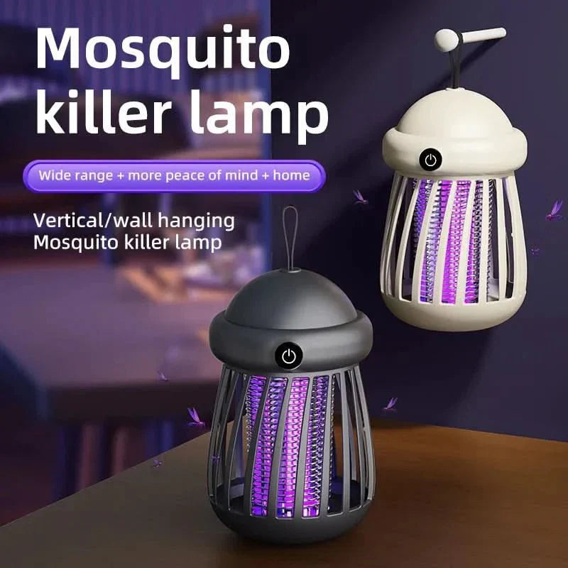 Myggfälla med UV-lampa och 3000V elchock