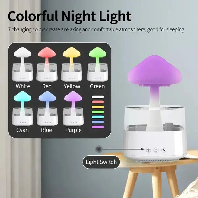 Cloud Rain Forest Aromaterapi Luftfugter Lampe