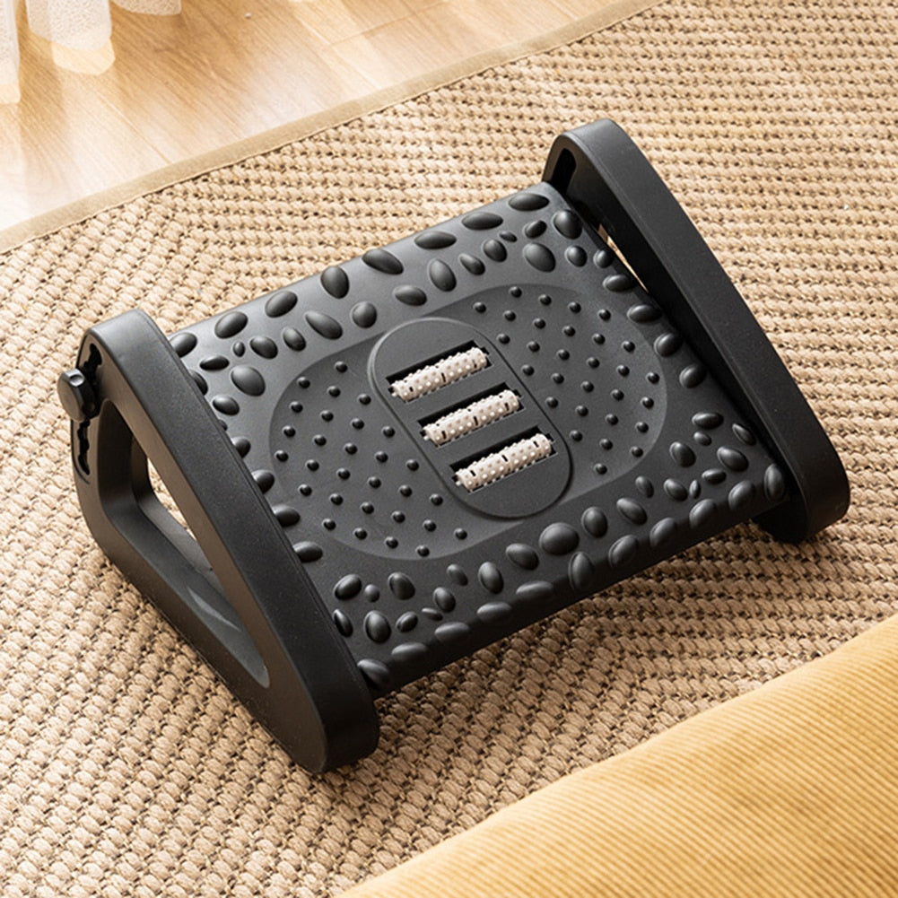 Ergonomisk fodstøtte og massager til hjemmekontoret