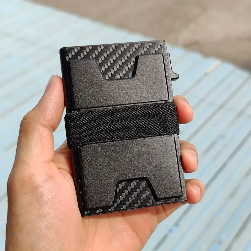 Elegant RFID-korthållare i aluminium - Skydda dina data