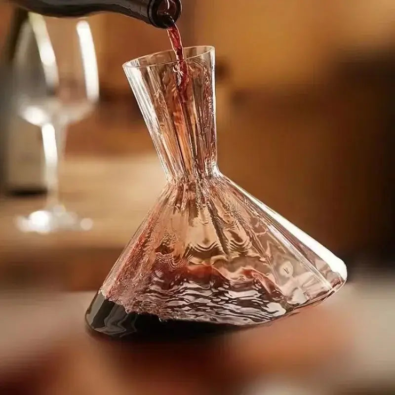 360° Glaskaraffel til Vin, Whisky og Champagne – LuxeSwirl Design