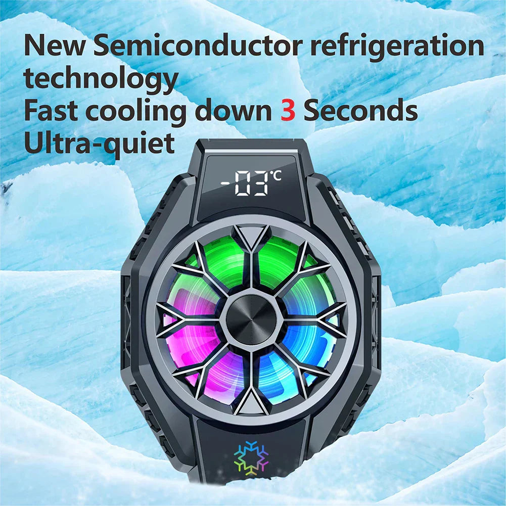 Mini Bærbar Halvleder Køleventilator