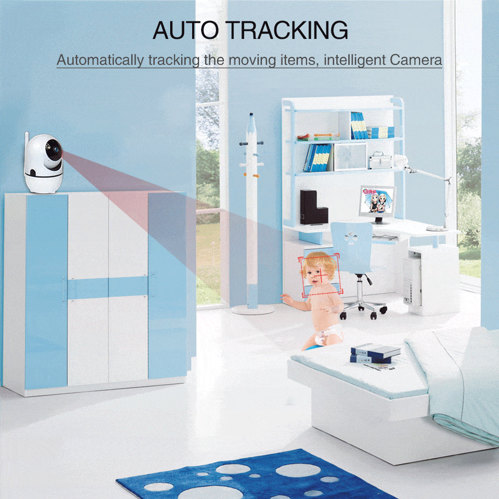 Smart Babyalarm med HD-video og tovejskommunikation