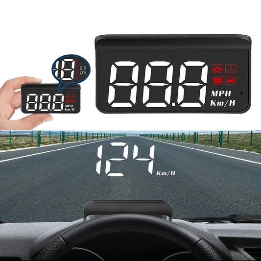 Digital HUD-system Vindruta Bil Hastighetsmätare