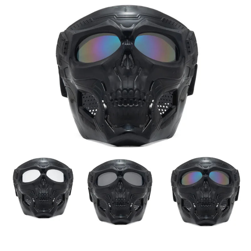 Skull Horror Off-Road Motorcykelmask