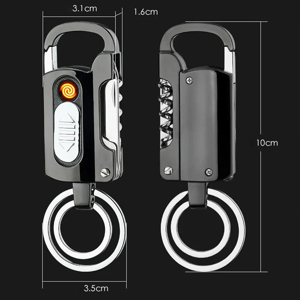 Multifunktionelt Nøglering Lighter
