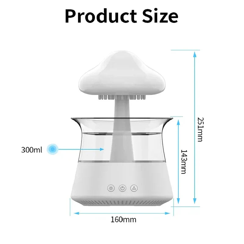 Cloud Rain Forest Aromaterapi Luftfugter Lampe
